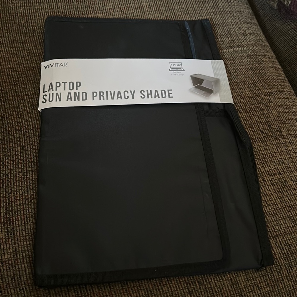 COPY - New Vivitar Laptop Sun and Shade Privacy-Fits up to 16" Folds flat for T…